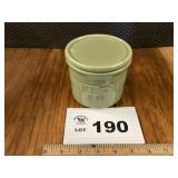 LONGABERGER CROCK WITH LID - OLIVE