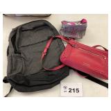 PURSE BACKPACK AND TOTE