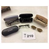 LADY PRESCRIPTION GLASSES AND CASES