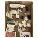 DOLL HOUSE FURNITURE - BATHROOM / OFFICE / BABY