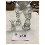 ENESCO CRYSTAL ANGEL FIGURES