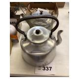 VINTAGE ALUMINUM KETTLE, TEAPOT