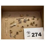 GOLD BANDS / TIE TACKS