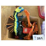 LITTLE BLOCK TOWN AND DINOSAUR