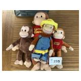 CURIOUS GEORGE STUFFIES