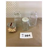 VINTAGE COFFEE JARS, SMALL BALL JAR