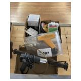 TIRE PUMP, HEAT GUN, WHEELS, SOLDERING GUN,