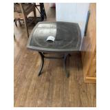 SMALL GLASS TOP TABLE