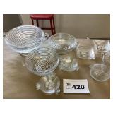 ANCHOR HOCKING 'MANHATTAN' DISHES 1938-1943