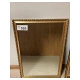 GOLD FRAME MIRROR 22x32