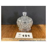 CLEAR MOON AND STARS COMPOTE WITH LID