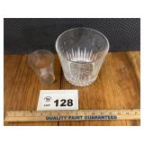 PRINCESS HOUSE COMPOTE AND GLASS