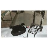 RISE BOOSTER SEAT, LUGGAGE CART