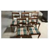 5 WOODEN CHAIRS