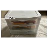 PLASTIC DRAWERS WITH PHOTO PAPER