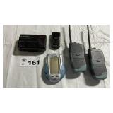 RADIO, WALKIE TALKIES, FLIP PHONE, TETRIS GAME
