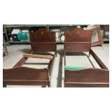 2 TWIN SIZE WATERFALL BEDS