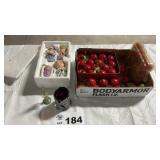 HOME INTERIORS FIGURINES, APPLE ORNAMENTS, C