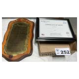 TEN COMMANDMENTS PICTURE, DOCUMENT FRAME