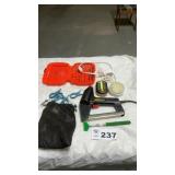 STANLEY ELECTRIC STAPLER, LIGHTS, CLAMPS, DRILL