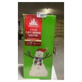 4 FOOT TALL LIGHTED SNOWMAN