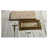 WALL HANGINGS, CRUCIFIX