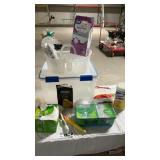 CLEANING SUPPLIES, TOTE