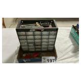 PLASTIC ORGANIZER WITH CONTENTS