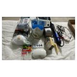 CURLING IRON, MASKS, BLOOD PRESSURE MONITOR, OTHER
