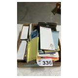 TABLETS, ENVELOPES, FILE FOLDERS
