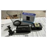 WASTE BASKET, PHONE HOLDER, HOLE PUNCH, CARD