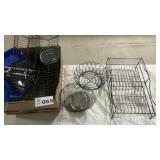 KITCHEN BASKETS, DVD RACKS