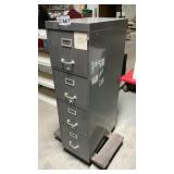 4 DRAWER METAL FILE CABINET