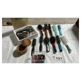 HAIR BRUSHES, CLIPS, CLIPPERS