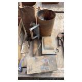 Gas can charcoal starter grease gun breaker box