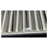 WHITE VINYL FENCING, 40 TALL, 76+ LONG