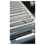 WHITE VINYL FENCING, 40 TALL, 60 LONG