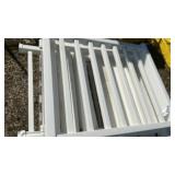 WHITE VINYL FENCE, 40 iNCH TALL,42 LONG