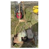 REEL PUSH MOWER,  R.E.O. ENGINE