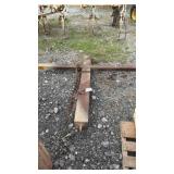 HOMEMADE BOOM FOR BACKHOE