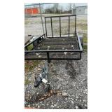 SINGLE AXLE TRAILER, 5 x 8 FOOT, WITH TITLE