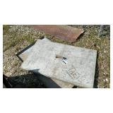 2 GALVANIZED LIDS 24 x 40