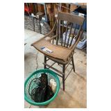 WOOD HIGHCHAIR, EXT CORDS, FILTERS