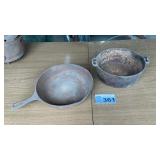 CAST IRON SKILLET, DUTCH OVEN no lid
