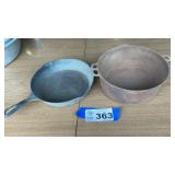 WAGNER SKILLET, DUTCH OVEN