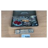 PLASTIC TOOL BOX W CONTENTS