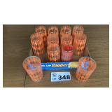 FEDERAL GLASS DIAMOND PATTERN TUMBLERS