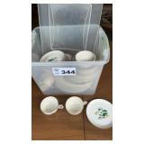 SALEM CHINA CO 'STARLIGHT' PATTERN 6 pc SERVICE