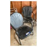2 METAL LAWN CHAIRS