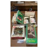 VINTAGE CHRISTMAS DECORATIONS, LIGHTS